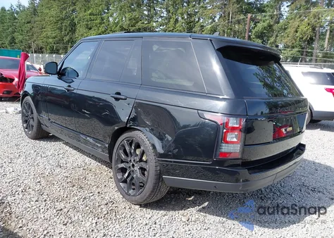 2016 Land Rover Range Rover 3.0L V6 Turbocharged Diesel Hse Td6 from USA, damaged, VIN SALGS2KF3GA289295